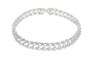 Marine Serre Recycled Tin Necklaces Men's Silver