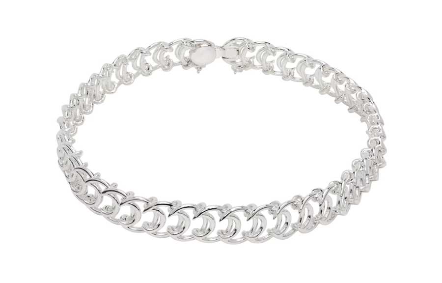 Marine Serre Recycled Tin Necklaces Men's Silver