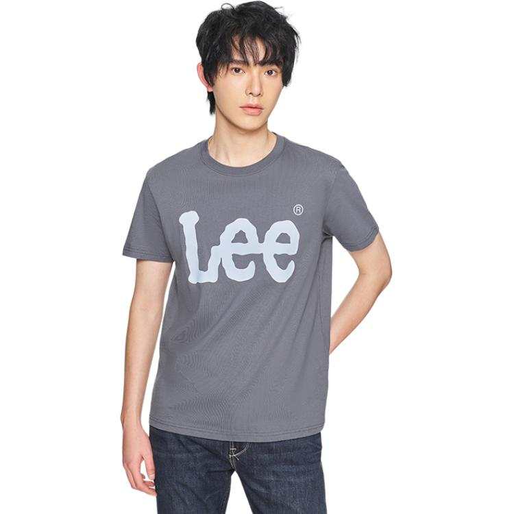 Lee Lee SS25 T Shirt Men's Iron Gray