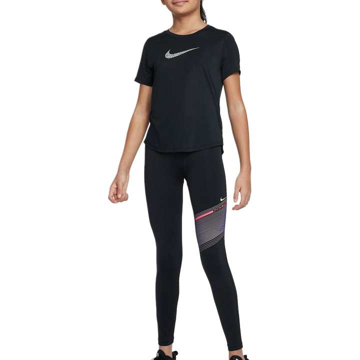 Nike Nike Dri Fit T Shirt Black Children Aged 3 7 Years Old