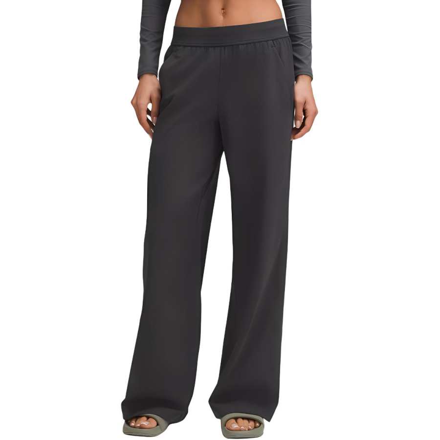Lululemon Mid Rise Wide Leg Pant Casual Pants Women's