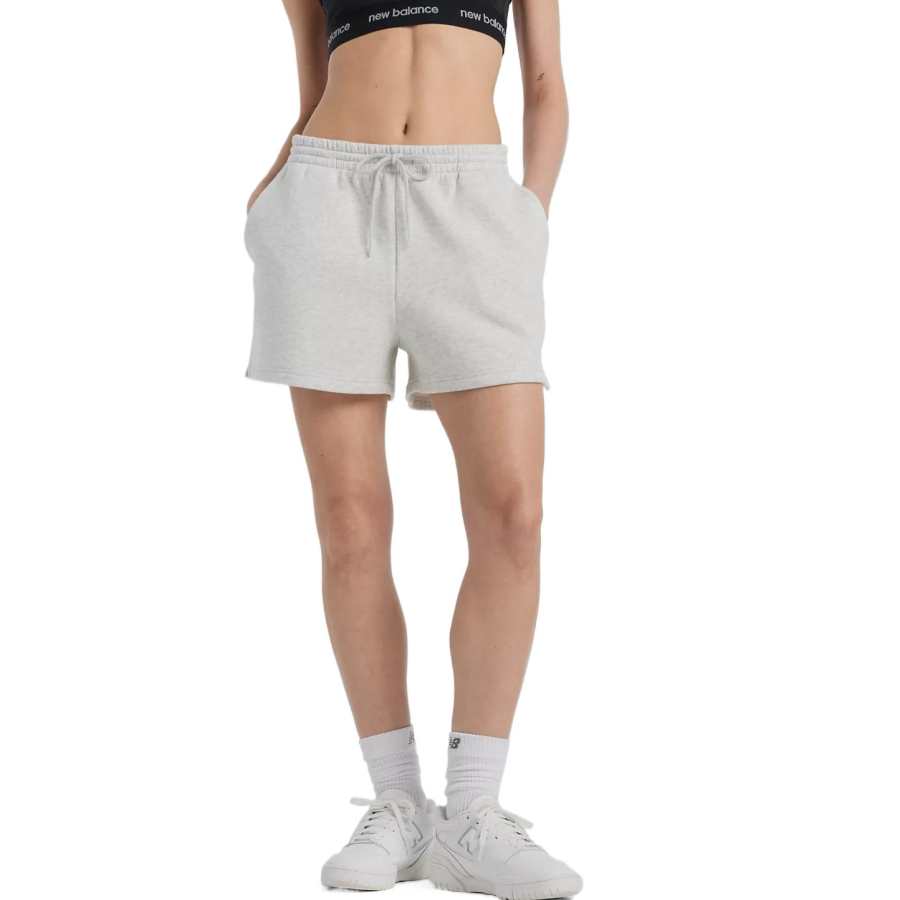 New Balance New Balance Sport Essentials Fleece Short Casual Shorts Women's Gray