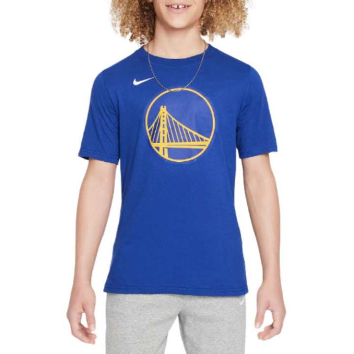 Nike Nike Golden State Warriors T Shirt Corduroy Blue Teenagers