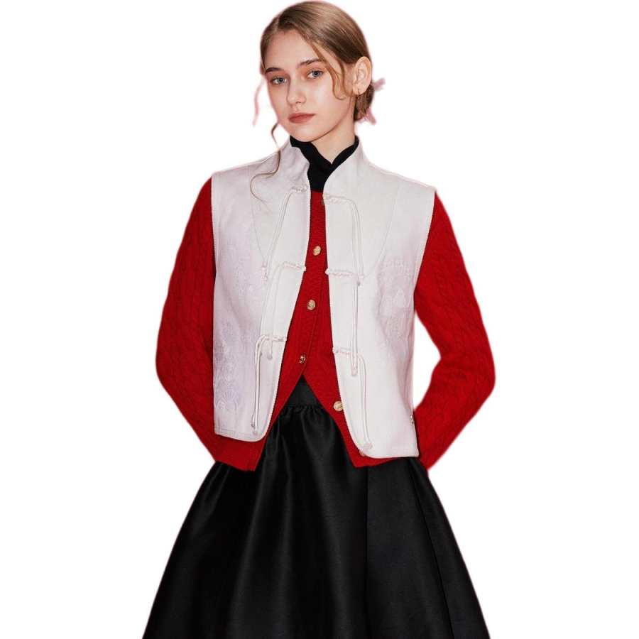 Teenie Weenie Vest Women's Ivory White