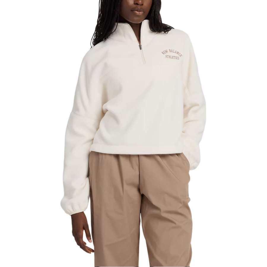 New Balance New Balance Half Zip Jacket Women's White