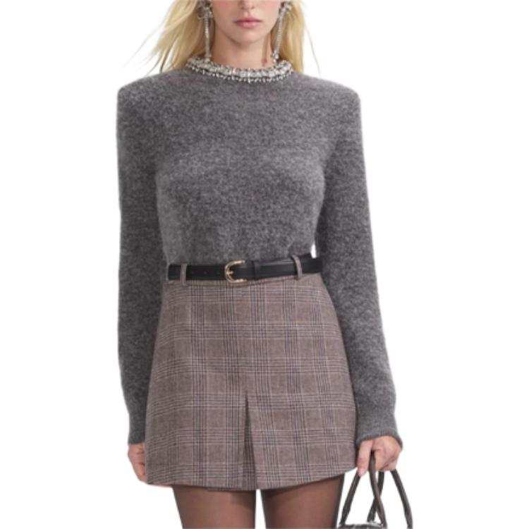 Self-portrait Self portrait Sweater Women's Light Gray