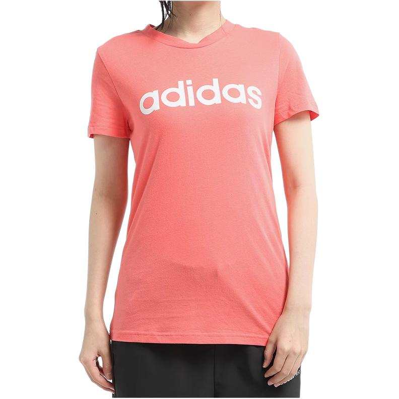 Adidas Adidas T Shirts Women's Red Crew Neck Moderate Other