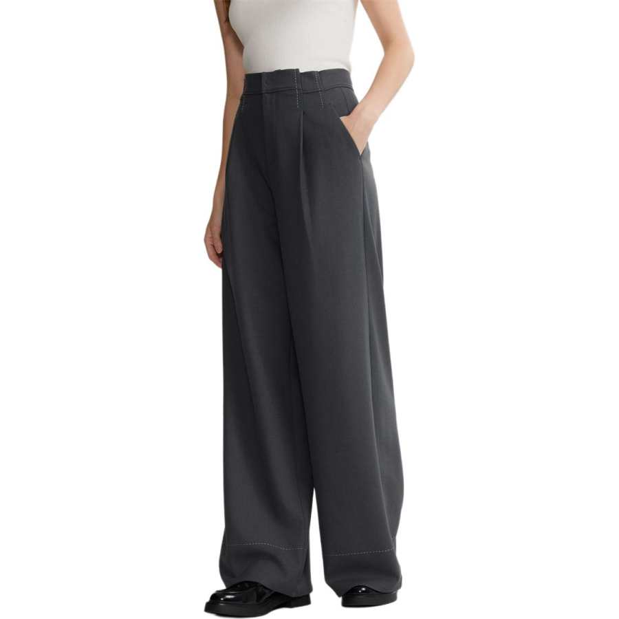 ELLE Casual Pants Women's Dark Gray