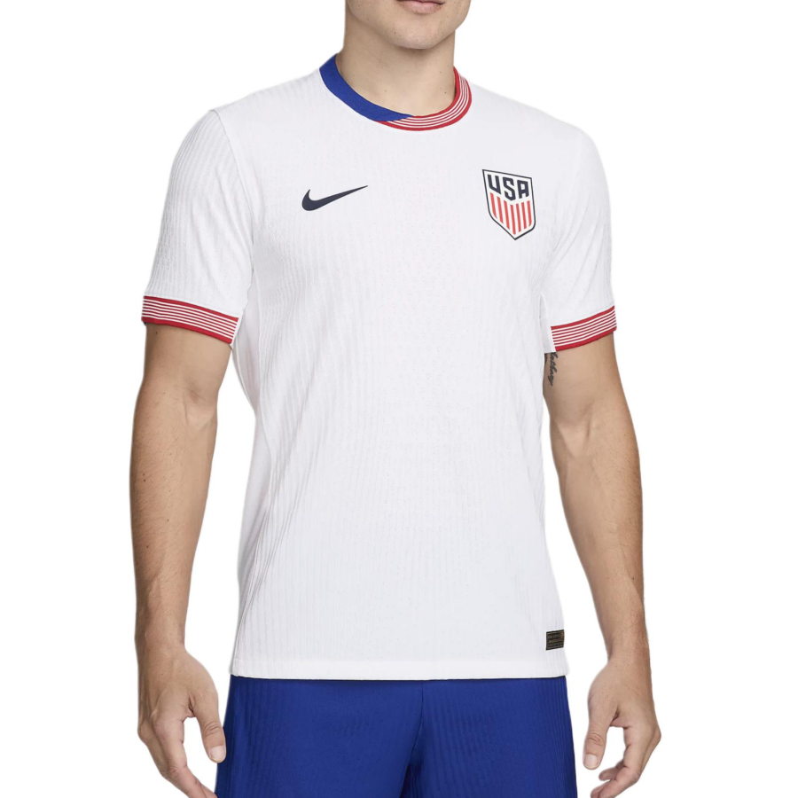 Nike Nike United States National Team USMNT 2024 Match Home Soccer Jersey Men's White