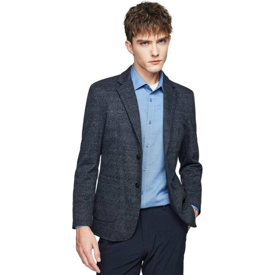 Hodo Red Bean Blazers Men's Dark Gray