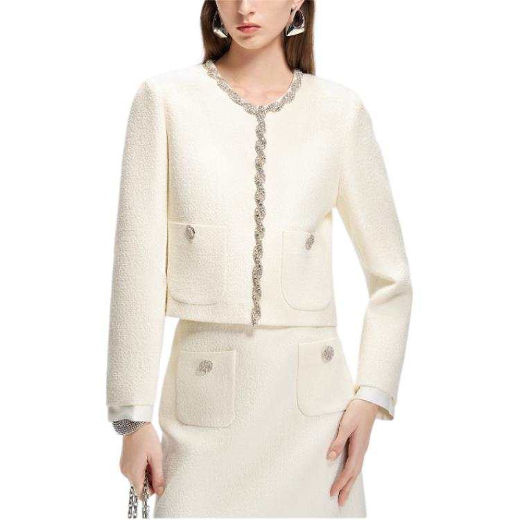 KARL LAGERFELD / Karl Lagerfeld Jeans Jackets & Coats Women's Ecru