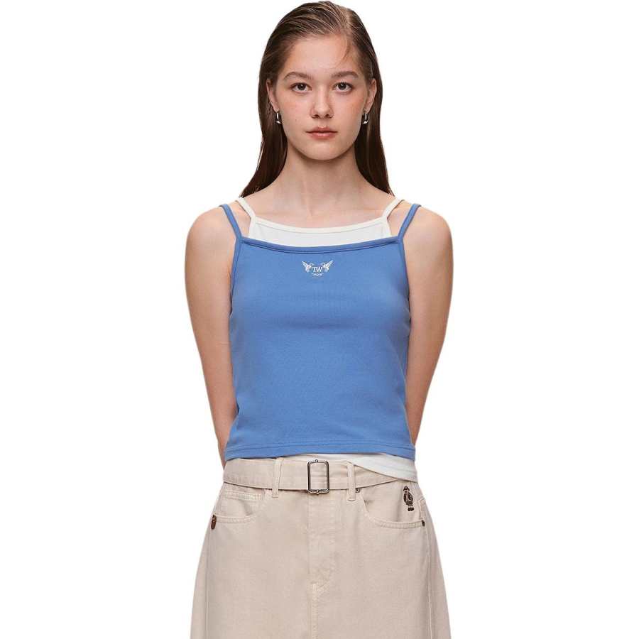 Teenie Weenie Camisoles Women's Square Collar Moderate Straight Fit
