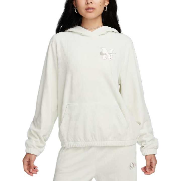 Nike Nike Sweatshirts Women's White Hooded Non Detachable Moderate Other
