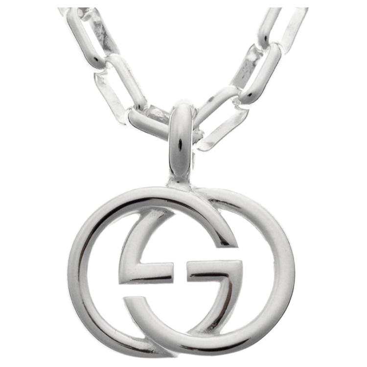 GUCCI GG 925 Sterling Silver Necklaces Unisex