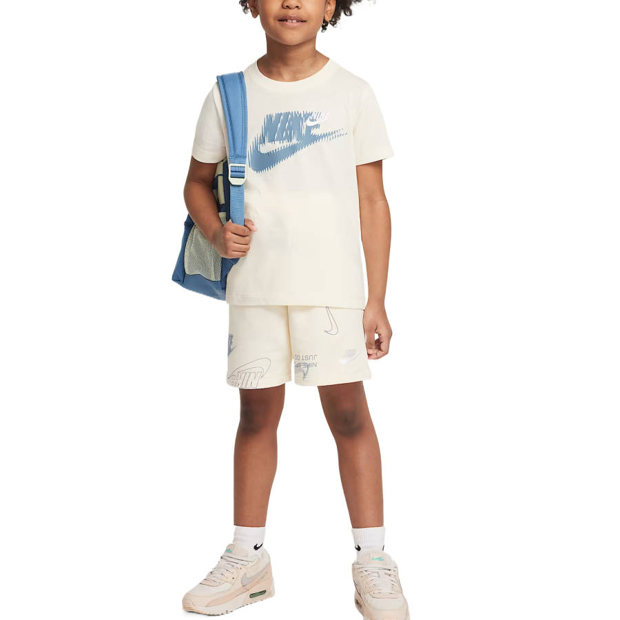 Nike Nike Casual Sportswear 2 Piece Set Coconut Milk Children Aged 3 7 Years Old