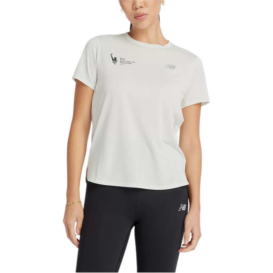 New Balance New Balance NYC Marathon Athletics T Shirt Women's Raw White