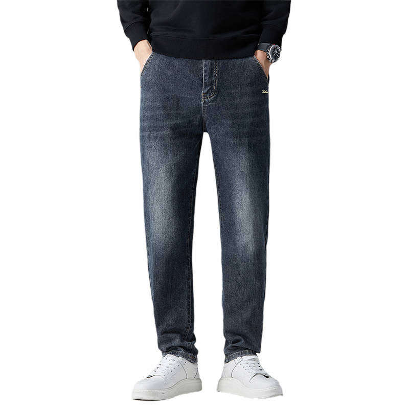 BALENO Jeans Men's Blue Moderate Straight Fit Pants