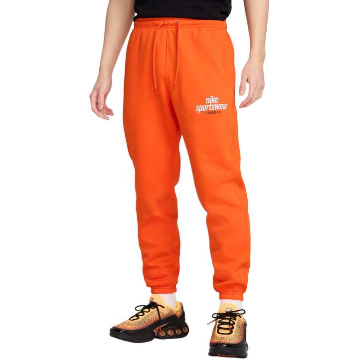 Nike Nike Knitted Sweatpants Men's Orange