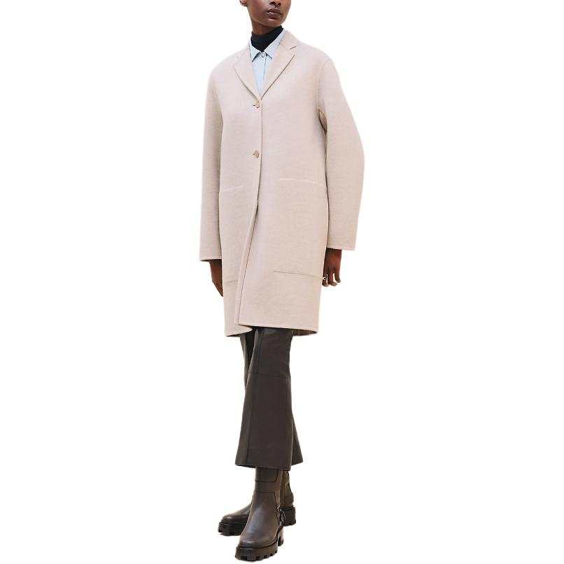 HERMES FW24 Coat Women's Natural Beige