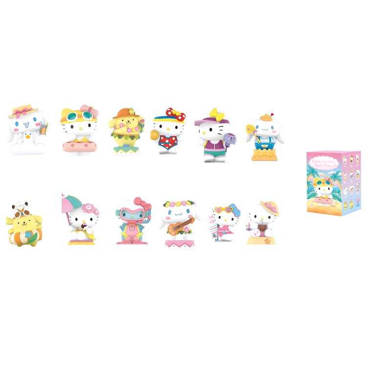 POP MART Hello Kitty Sanrio Characters, Nansha Island Collection Mystery Boxes Single Mystery Box/Whole Box 12 Pcs