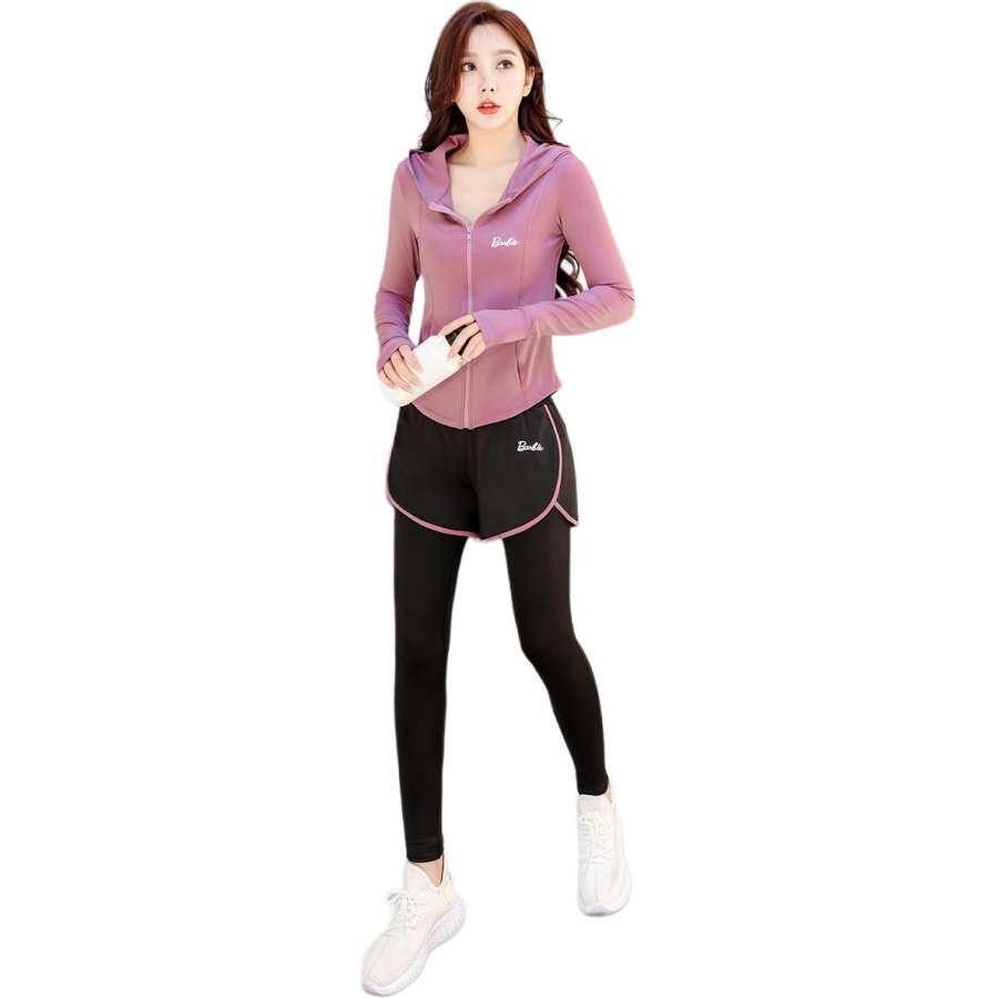 Barbie Fitness Sets Women's Hooded Moderate