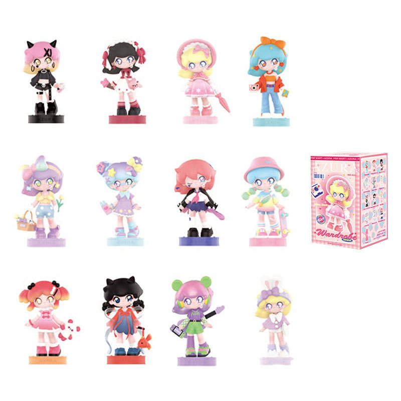 POP MART POP MART AZURA Wardrobe Collection Mystery Boxes Single Mystery Box/Whole Box 12 Pcs