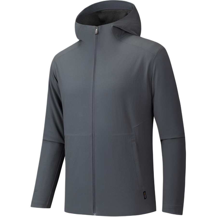 ANTA Jackets Men's Ink Cen Color Hooded Moderate Soft Shell