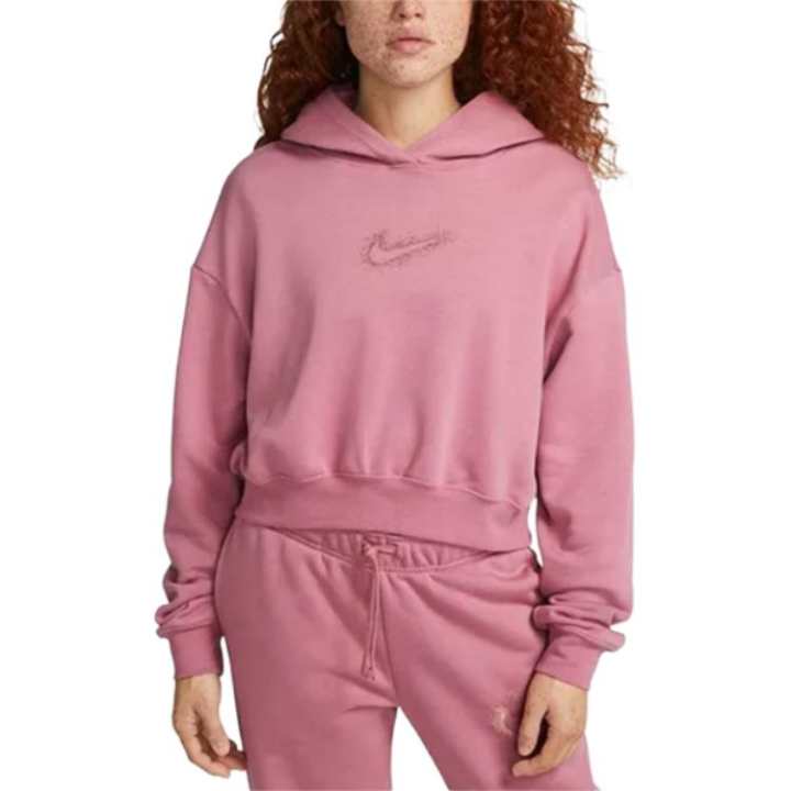 Nike Nike Sweatshirts Women's Pink Hooded Non Detachable Moderate
