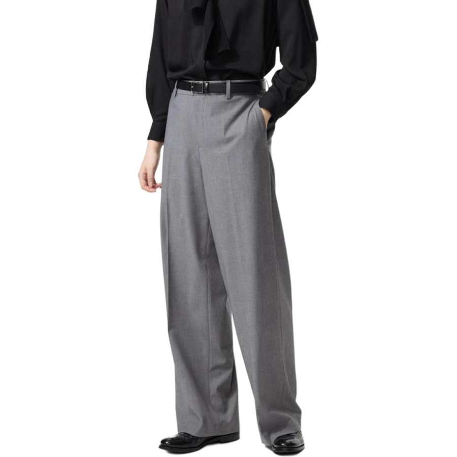 UNIQLO Casual Pants Women's Sky Gray Moderate Wide Leg Pants