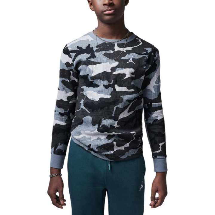 Jordan Jordan BrooklynEssentials T Shirt FW24 Smoke Gray Teenagers