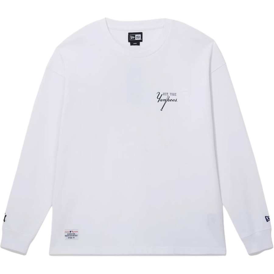 New Era X MLB T Shirts Unisex White Crew Neck Moderate