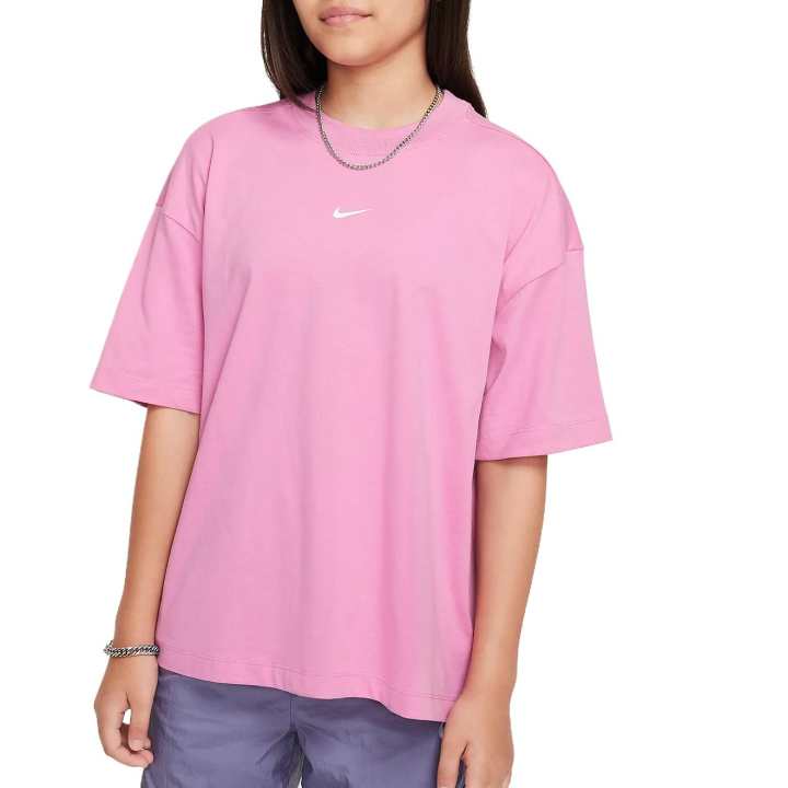 Nike Nike Sportswear T Shirt Pink Teenagers