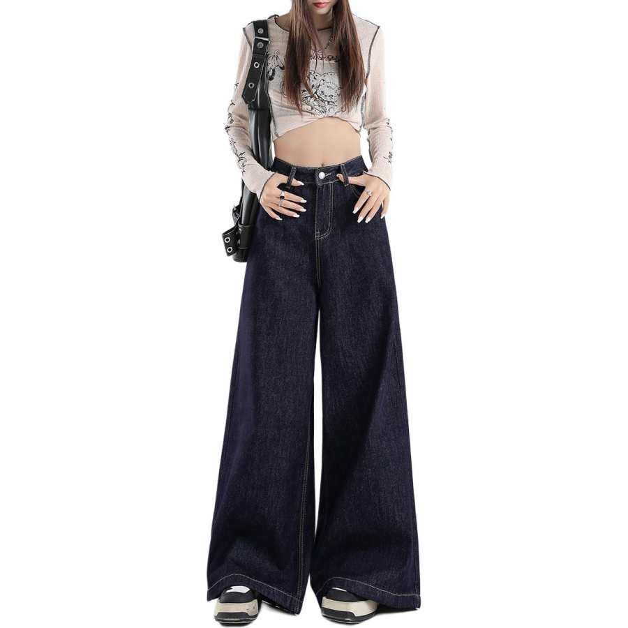 BALENO Jeans Women's Moderate Wide Leg Pants