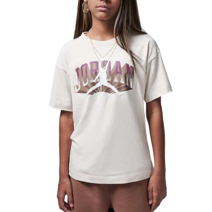 Jordan Jordan T Shirt Light Brown Kids'