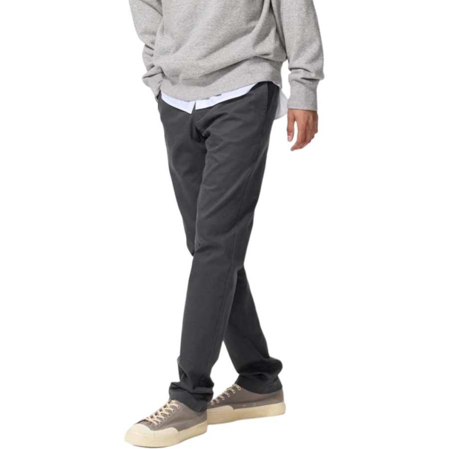 UNIQLO Casual Pants Unisex Dark Gray Moderate Straight Fit Pants