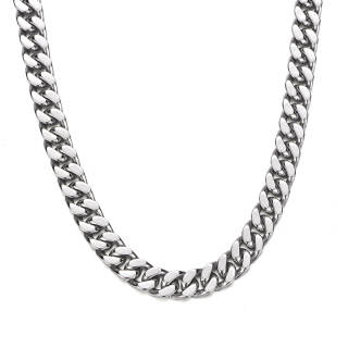 IDEAGEMER Titanium Steel Necklaces Men's