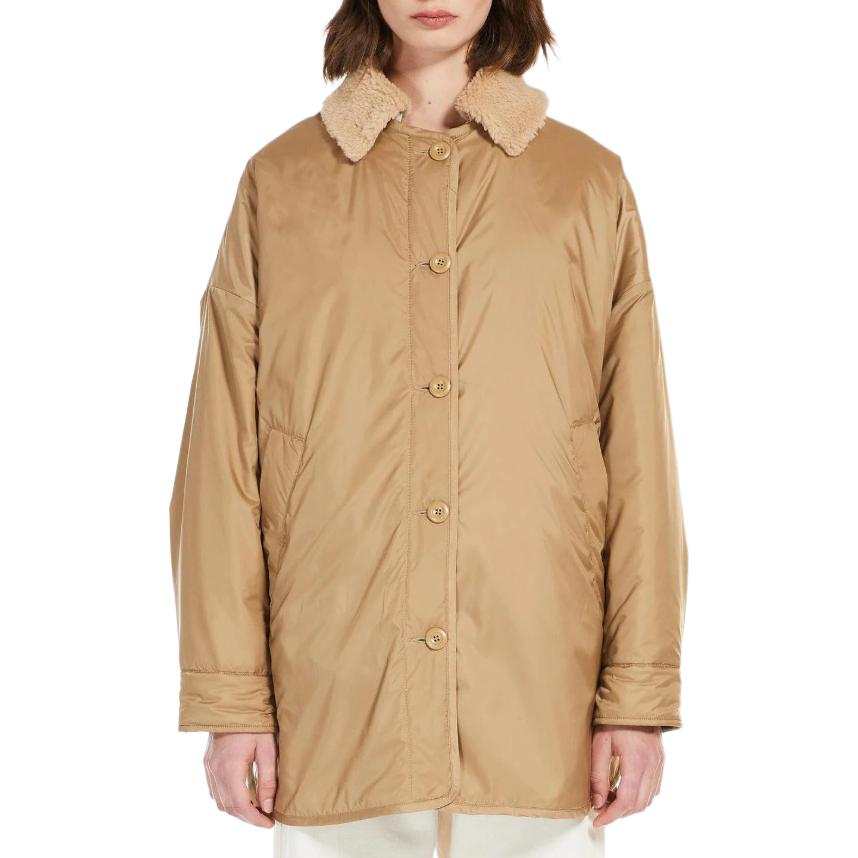 WEEKEND MaxMara Weekend MaxMara shearling-collar jacket
