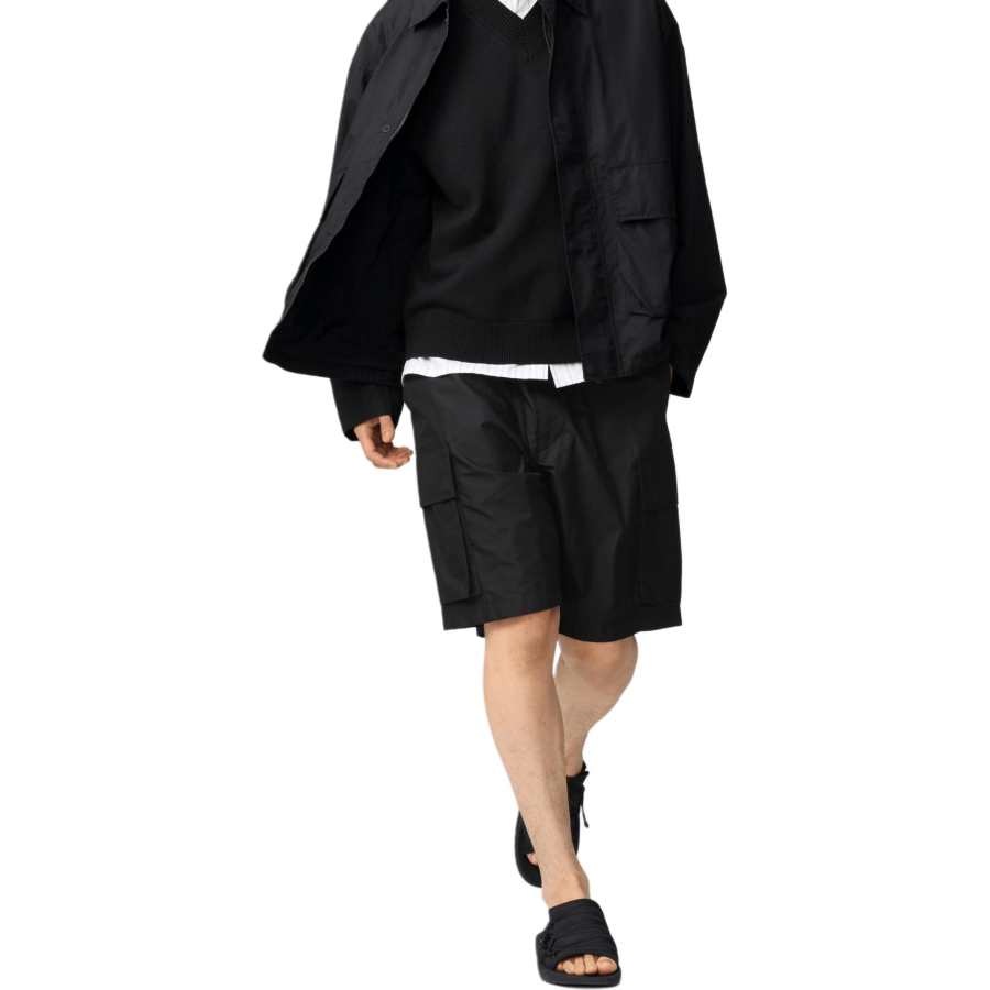 UNIQLO x Clare Waight Keller C Collection SS25 Cargo Shorts Men's Black