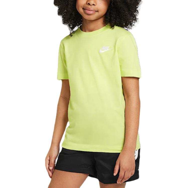 Nike Nike Sportswear T Shirt Light Lemon Teenagers