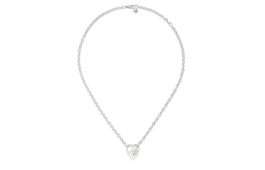 GUCCI Silver 925 Necklaces Women's Silver