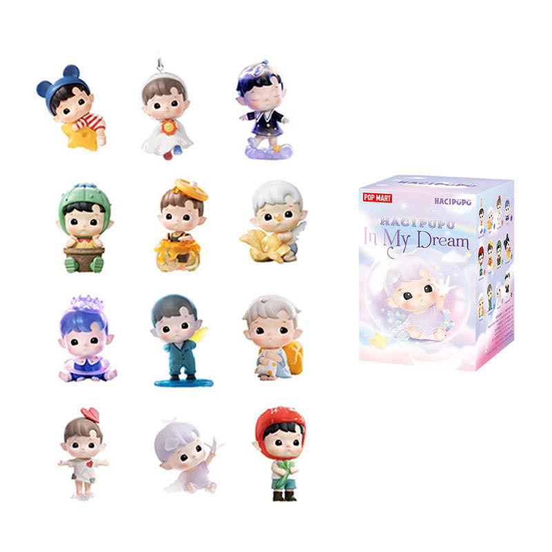 POP MART HACIPUPU Fantasy Collection Mystery Boxes Single Mystery Box/Whole Box 12 Pcs