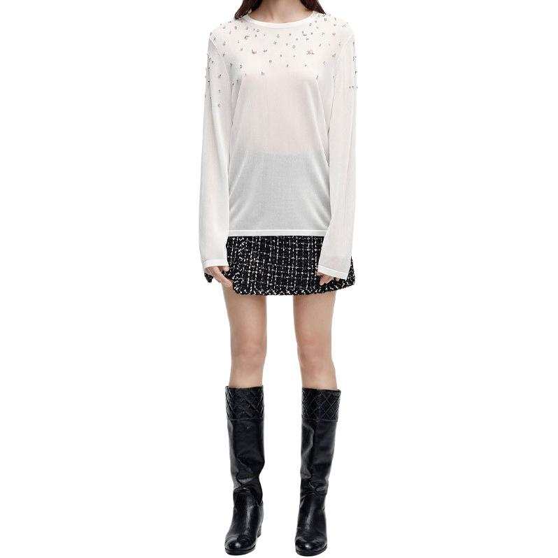 KARL LAGERFELD / Karl Lagerfeld Jeans Knitwear Women's White