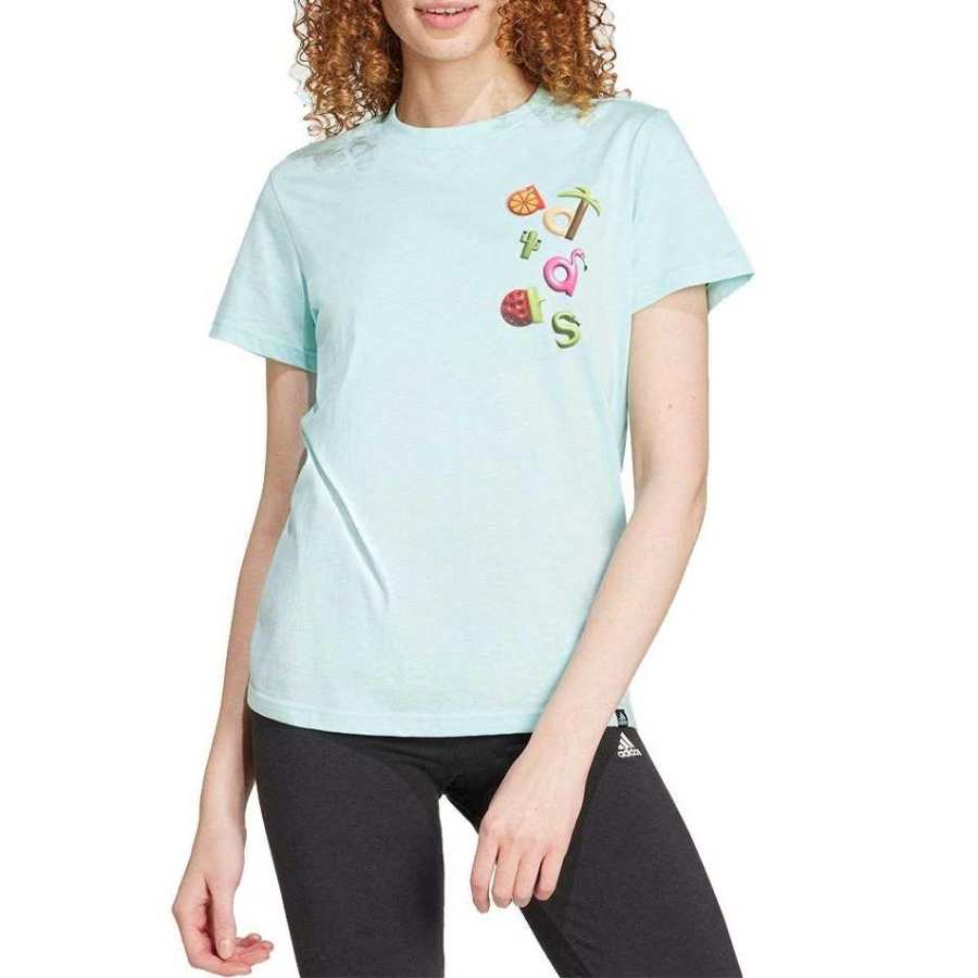 Adidas Adidas Regular T Shirt Women's Blue