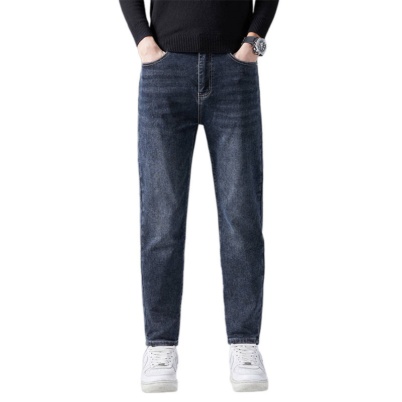 BALENO Jeans Men's Gray Moderate Straight Fit Pants