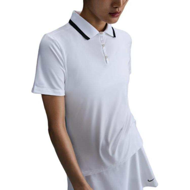 Nike Nike Polo Shirts Women's White Polo Collar Moderate Other