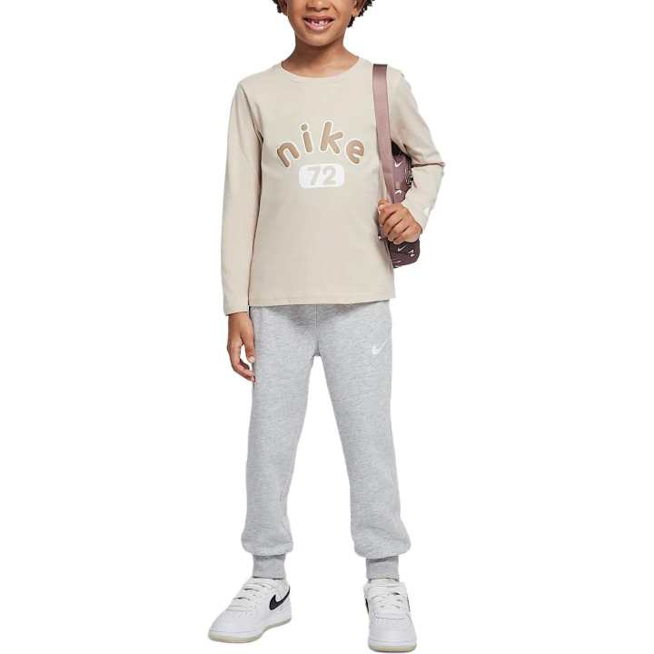 Nike Nike Casual Sportswear FW24 Light Smoke Gray Children Aged 3 7 Years Old
