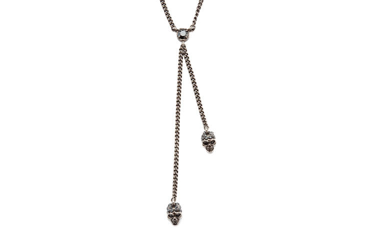 Alexander McQueen 【Previous Season】double-wrap skull necklace