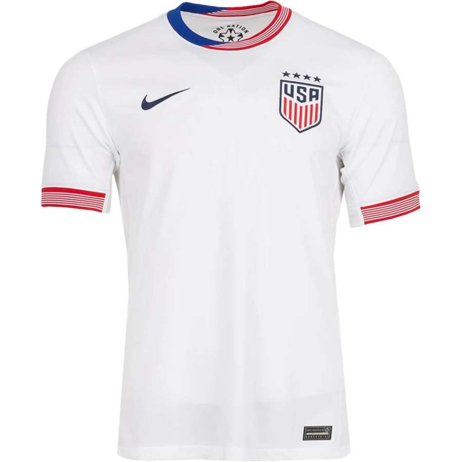 Nike Nike United States National Team Dri FIT Soccer Replica Soccer Jersey Men's White