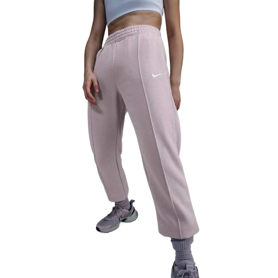 Nike Nike SwooshSportswear Essentials Casual Pants Women's Platinum Purple/White