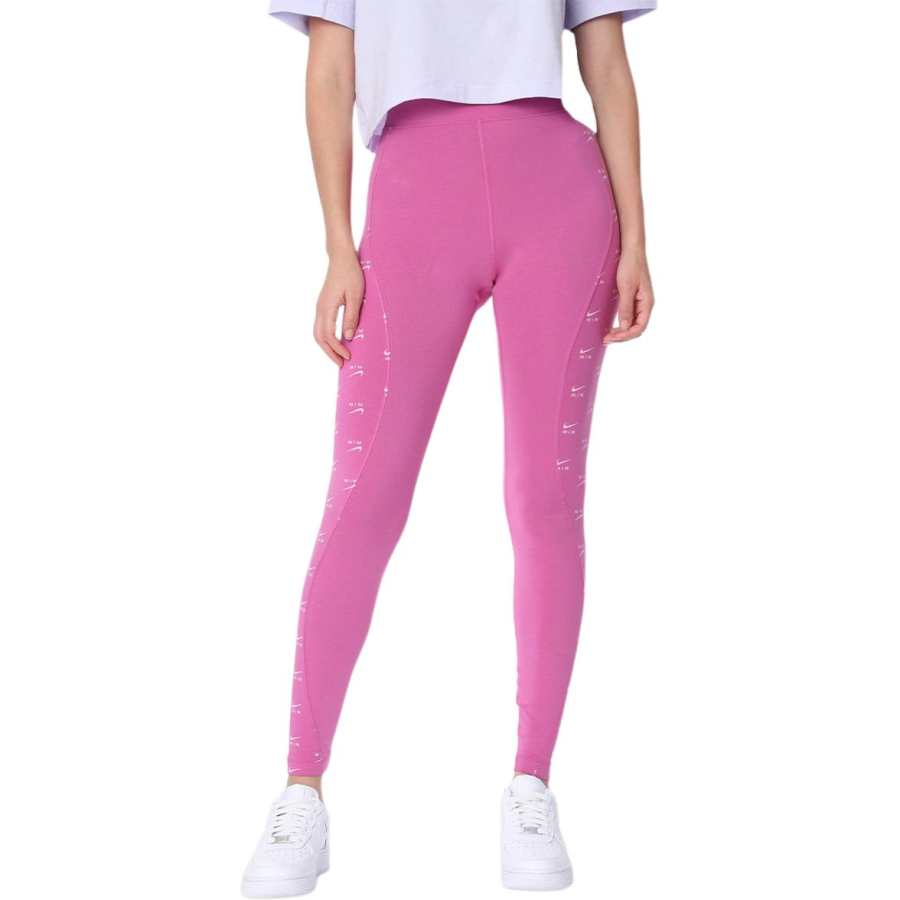 Nike Nike Women's All Over Swoosh Logo Plain Leggings Purple